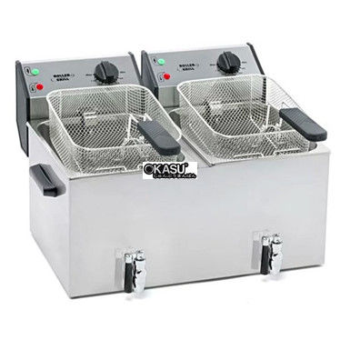 bep chien nhung doi dung dien co van xa roller grill fd 80 dr hinh 1