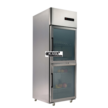 tu mat 2 canh kinh saige vwf62g-2(lam mat bang khong khi) hinh 1