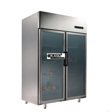 tu mat 2 canh kinh saige vwf122g-b2 (lam mat bang khong khi) hinh 1