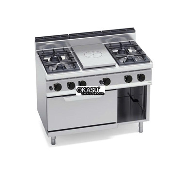 mat bep lien khoi + 4 bep mo voi lo nuong gas 2/1 g7t4p4f+fg hinh 1