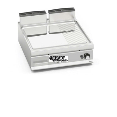 bep nuong gas - mat bep tron/co ranh, lam bang thep khong gi lxg9fm8-2/cpd hinh 1