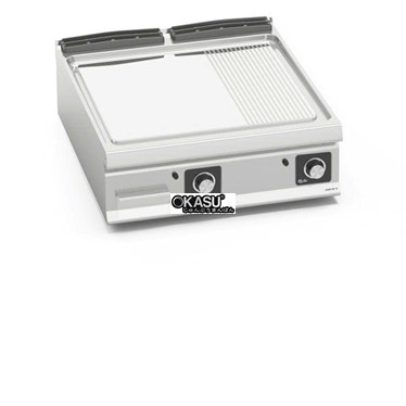 bep nuong dien - mat nuong tron/co ranh lam bang thep khong gi lxe9fm8p-2/cpd-bf hinh 1