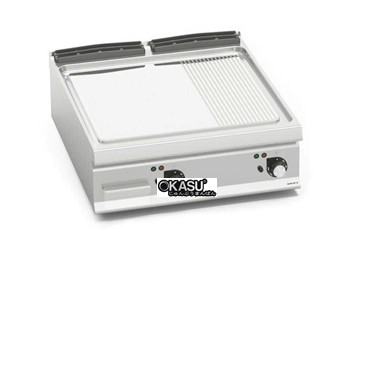 ep nuong dien - mat bang thep khong gi, co mat phang/co ranh lxe9fm8p-2/cpd hinh 1