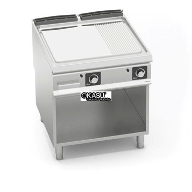 bep nuong dien kem tu - mat nuong tron/co ranh lam bang thep khong gi se9fm8mp-2/cpd-bf hinh 1