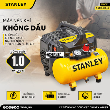 may nen khi khong dau 6l stanley dst100/8/6  hinh 1