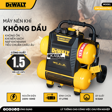 may nen khi khong dau 17l dewalt dxcm3321782  hinh 1