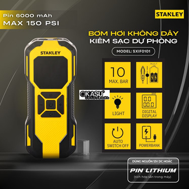 dung cu da nang bom xe, den pin led, sac du phong stanley sxif0101   hinh 1
