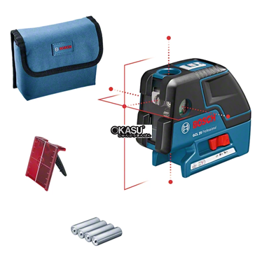 may can muc laser tia do bosch gcl 25 hinh 1
