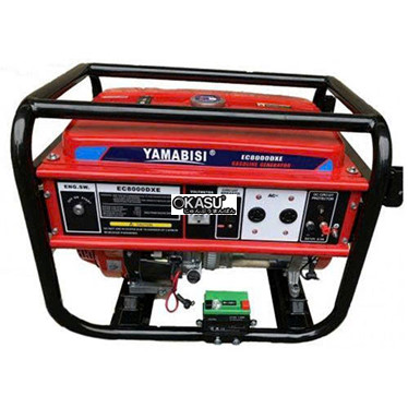 may phat dien chay xang 6kw yamabisi ec8000dxe hinh 1