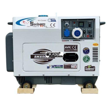 may phat dien 5kw chay dau shinko sk6500t hinh 1