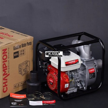 may bom nuoc chay xang 6.5hp champion cp-80 hinh 1