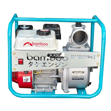 may bom nuoc chay xang bamboo 6.5hp bmb xb30wt hinh 1