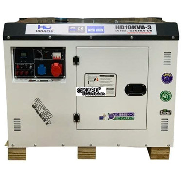 may phat dien chay dau 10kva hidachi hd10kva-3 (3 pha) hinh 1