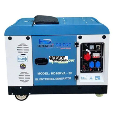 may phat dien 9kw hidachi hd-10kva-3 (220v va 380v) hinh 1