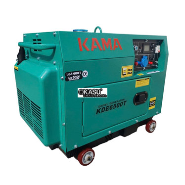may phat dien chay dau 5kw kama kde6500t hinh 1