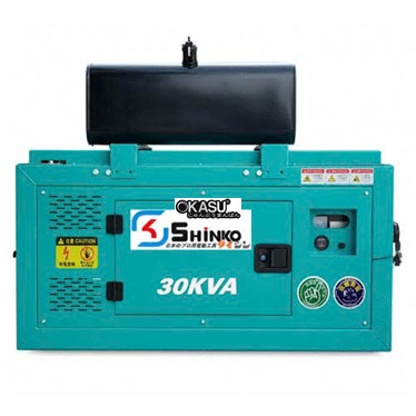 may phat dien 30kva gac container lanh shinko japan hinh 1