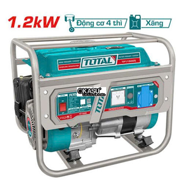 may phat dien chay xang 1.2kw total tp115005 hinh 1