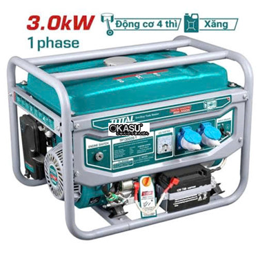 may phat dien xang 3kw total tp130005-1 (co de) hinh 1