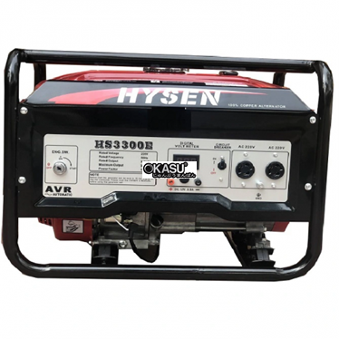 may phat dien chay xang 3kw hysen hs3300e hinh 1