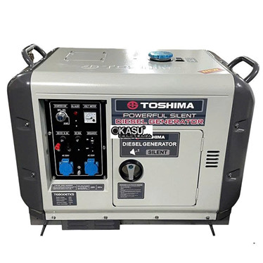 may phat dien chay dau 5kw toshima t68es hinh 1