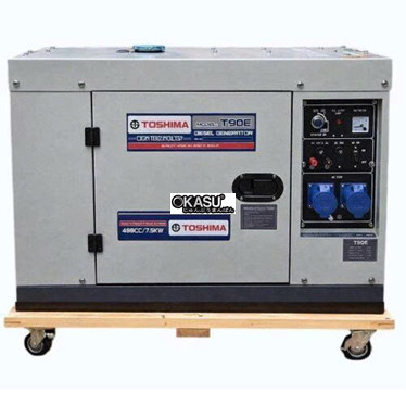 may phat dien chay dau 7kw toshima t90e hinh 1