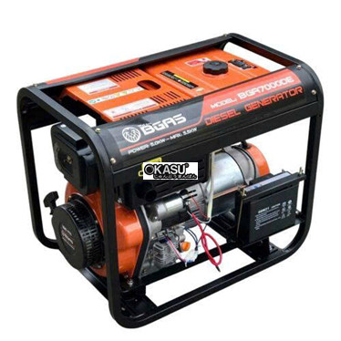 may phat dien chay dau diesel 5.5kw bgas bga7000de hinh 1