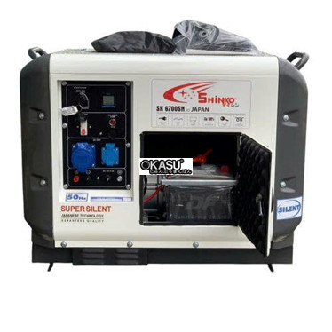 may phat dien 6kw shinko sk6700sn (sieu chong on) hinh 1