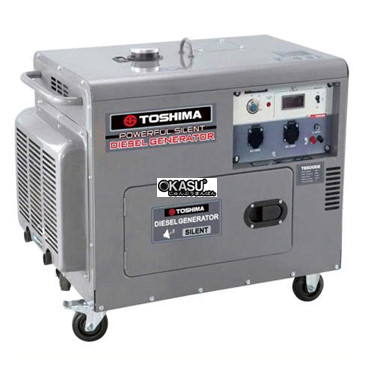 may phat dien 5kw chay dau toshima t6500de hinh 1