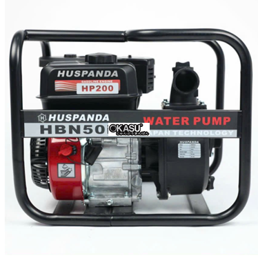 may bom nuoc chay xang cao ap huspanda 6.5hp hbn 50i hinh 1