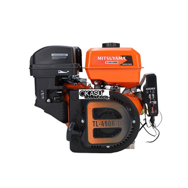 dong co xang mitsuyama 20hp tl-490r-d co de  hinh 1