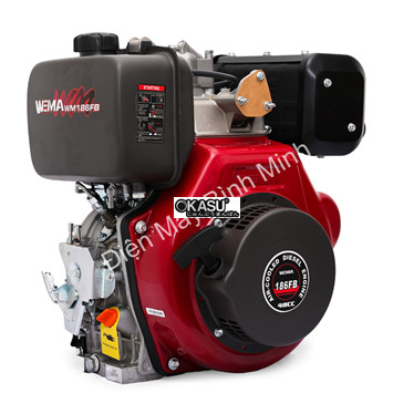 dong co chay dau diesel 6.6kw weima wm186f  hinh 1