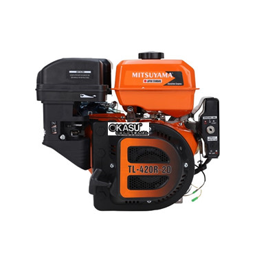 dong co xang mitsuyama 16hp tl-420r-2d tua cham co de  hinh 1
