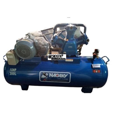 may nen khi day dai 10hp 300l nagaky na-100300 hinh 1
