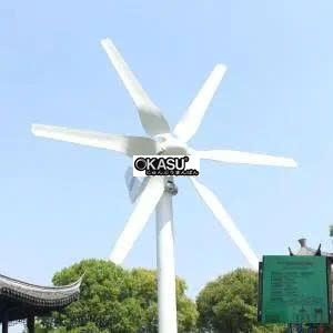 may phat dien tuabin gio cong suat 800w, 12v/24v, thiet ke moi, 6 canh quat hinh 1