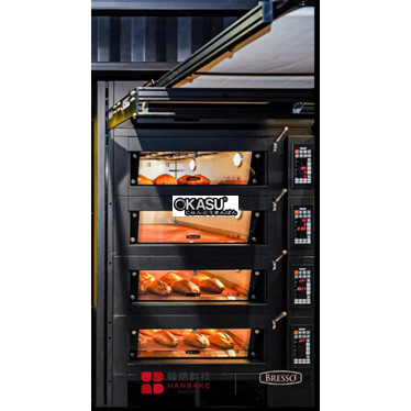 lo nuong banh bresso hbfo-4004-zs4 with oven loader hinh 1