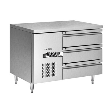 ban mat inox 3 ngan keo klaus kdc-2.1-1w hinh 1