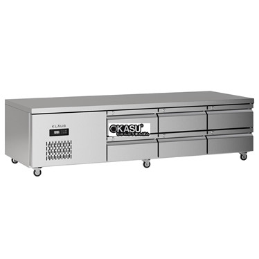 ban mat 6 ngan keo inox klaus kbu-1.1-6 hinh 1