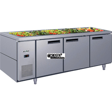 ban salad 3 canh inox klaus c-pfs-3sd hinh 1
