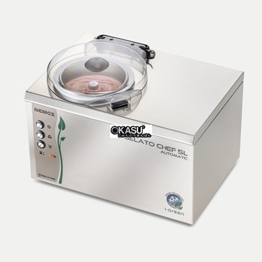 may lam kem gelato y nemox gelato chef 5l automatic i-green hinh 1