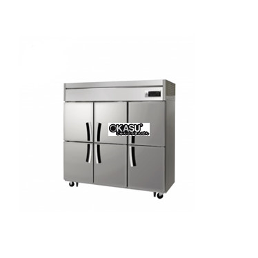 tu mat dung 6 canh inox dung tich 1.700 lit fujee hinh 1