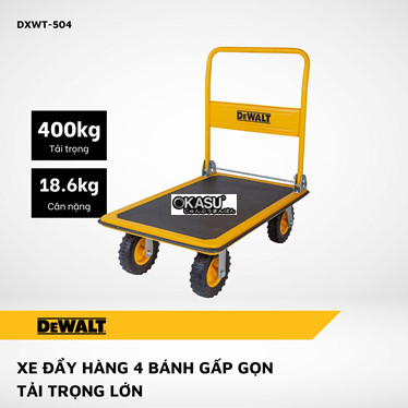 xe day hang 4 banh gap gon – dewalt dxwt-504 – tai trong 400kg  hinh 1