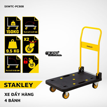 xe day hang 4 banh stanley pc508 – tai trong 150kg  hinh 1