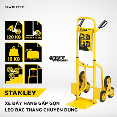 xe day hang leo cau thang stanley ft521 – tai trong 120kg  hinh 1