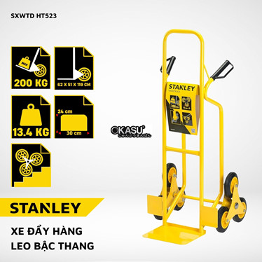 xe day hang leo cau thang stanley ht523 – tai trong 200kg   hinh 1