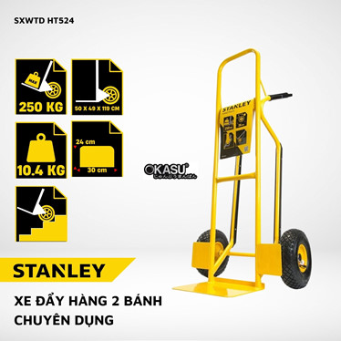 xe day hang 2 banh stanley ht524 – tai trong 250kg  hinh 1