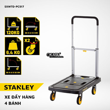 xe day hang 4 banh stanley pc517 – tai trong 120kg  hinh 1