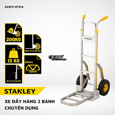 xe day hang 2 banh stanley ht514 – tai trong 200/220kg  hinh 1