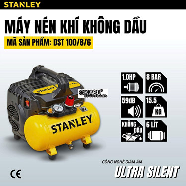 may nen khi khong dau 6l stanley dst100/8/6 hinh 1