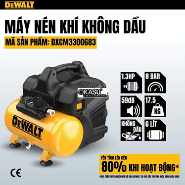 may nen khi khong dau 6l dewalt dxcm3300683 hinh 1