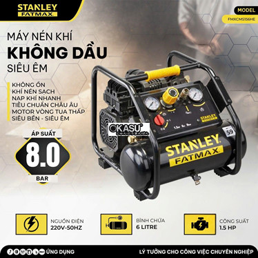 may nen khi khong dau stanley fatmax fmxcms156he (6 lit) hinh 1